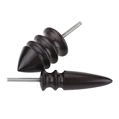 Image of Leather Burnisher, 2 Style Blackwood Craft Burnisher Kit Pointed Tip Edge Slicker Polished Drill Burnishing Tool