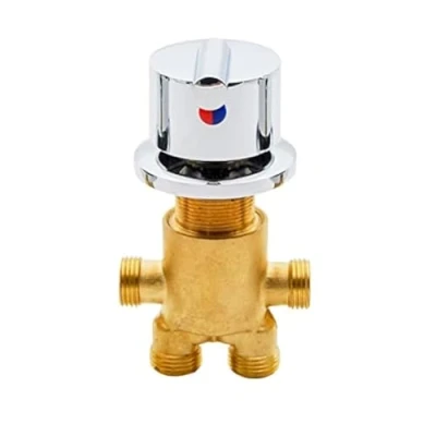Image of AFUDER Bath Mixer Shower Taps Bathroom Faucet Cold Hot Water Solid Brass Mixing Valve Tap Hole Leaf Handle Bathtub