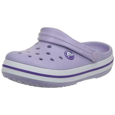 Image of Crocs Unisex Kids Crocband T Clog, Lavender Neon Purple 01, 4 UK Child