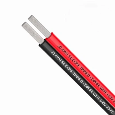 Image of TUOFENG 20 awg Silicone Electrical Wire 10 Meter [Black 5 m Red m] 2 Conductor Parallel line Soft and Flexible Gauge Hook Up Oxygen Free Strands Tinned Copper