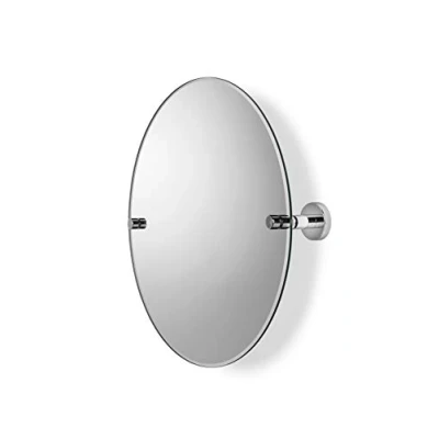 Image of Croydex QM541041 Metra Wall Mounted Tilt Mirror , Chrome 9.8 x 45.8 cm