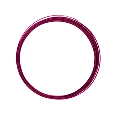 Image of Vaessen Creative Aluminium flat wire 3,5x1mm 5m strong pink,
