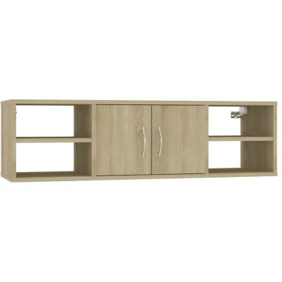 Image of vidaXL Wall Shelf Sonoma Oak 102x30x29 cm Engineered Wood
