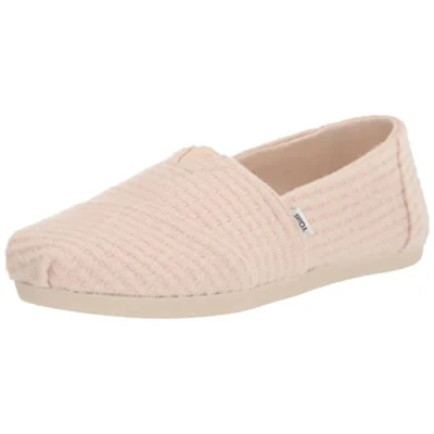 Image of TOMS Women&#039;s Alpargata Repreve Loafer Flat, Honey Beige, 3.5 UK