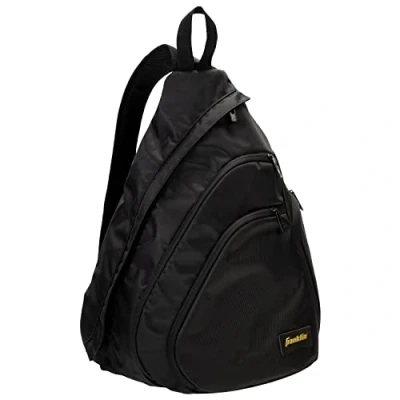 Image of Franklin Sports Pickleball Bags Pro Elite Sling Bag Backpack for Gear + Equipment Men Women Holds Paddles, Pickleballs Accessories Nylon Fabric