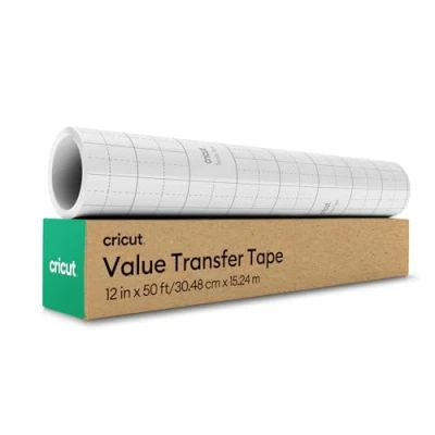 Image of Cricut Value Transfer Tape Roll 12 in x 50 ft (1)