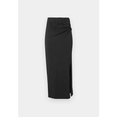 Image of Noisy May Nmcamilla LONG KNOT Skirt Maxi skirt, Women&#039;s, Size: 8, Obsidian