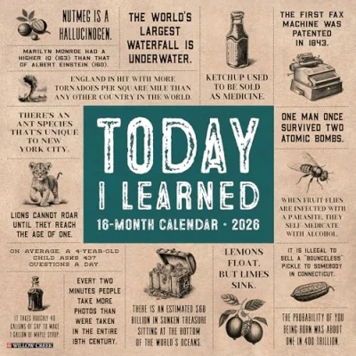 Image of Today I Learned Calendar 2026