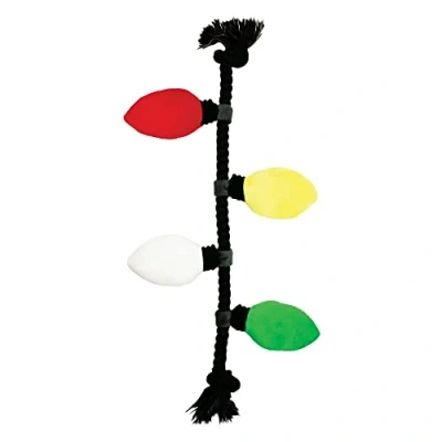 Image of Holly &amp; Robin Christmas Plush Dog Toys (Fairy Light Tugger)