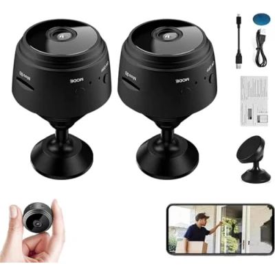 Image of Camtrix Mini 1080p HD Wireless Magnetic Security Camera,Spyfocus Camera,Night Vision Motion Detection Cam Covert Cameras,Outdoor Spy Focus Cameras (3 Pcs)