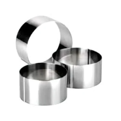 Image of Ibili Pastry Ring 6x6 cm of Stainless Steel, Silver, 6 x