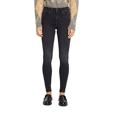 Image of ESPRIT Women&#039;s 102ee1b340 Jeans, 912/Black Medium Wash, 25W x 32L