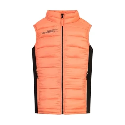 Image of Rock Experience REJV00101 C961 FORTUNE HYBRID JUNIOR VEST Jacket Unisex 0711 DESERT FLOWER+0208 CAVIAR 14/164