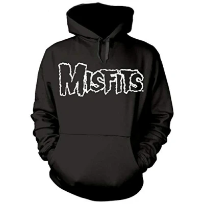 Image of Misfits &#039;Skull&#039; (Black) Pull Over Hoodie (Medium)