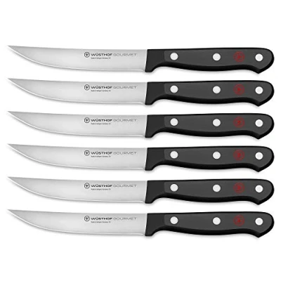 Image of Wüsthof 1125060601 Gourmet Steak Knife Set with 6 Knives