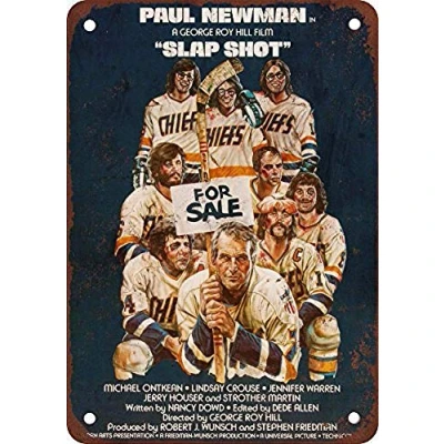 Image of Inga Slap Shot Tin Sign Vintage Wall Postert Birthday Wedding Metal 8x12 inches