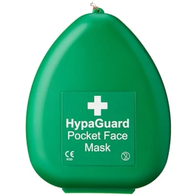 Image of Safety First Aid Group HypaGuard Pocket CPR Face Mask Resuscitation