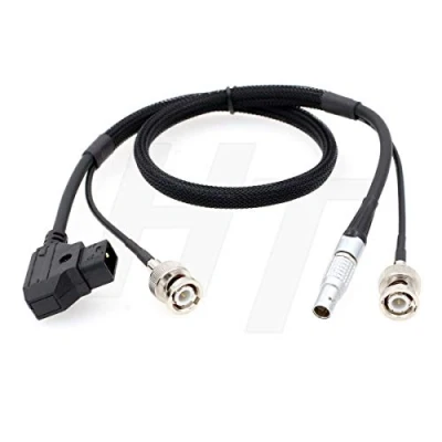 Image of HangTon Teradek Bolt Bond Zacuto Gratical Eye Power SDI Video Cable D tap 2 Pin BNC