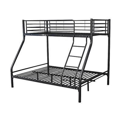 Image of Montreal Triple Sleeper Bunk Bed, Black, Double