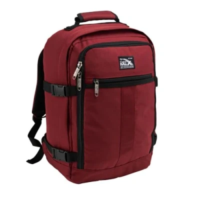 Image of Cabin Max 40x30x20 Bag Underseat Backpack Suitable for Wizz Air, Easyjet (Metz 24L Carry On Luggage, Oxide Red)