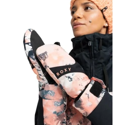 Image of Roxy Jetty Gloves, Women&#039;s, Size: Small, Pink