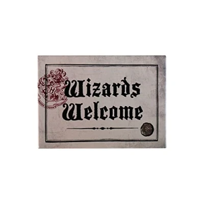 Image of Harry Potter Magnets Magnet Wizards Welcome