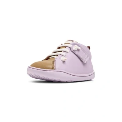 Image of Camper Casual laceups for kids, Size: 7K, Rot violett Leather