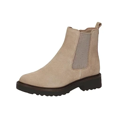 Image of Caprice Women&#039;s 9 25419 41 Flat Ankle Boots, Nature, 4 UK