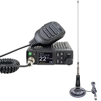 Image of CB PNI Escort Radio HP 8900 ASQ, 12 24V + LED 2000 antenna with magnetic base