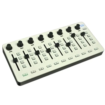 Image of M Vave SMC Mixer Wireless Bluetooth MIDI controller/mixer with 8 encoders, battery and USB powered