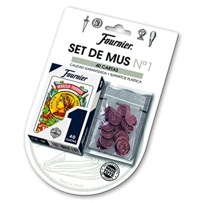 Image of Fournier Blister pack for Spanish cards, with manual of Mus and Tute, multicoloured (174916), models