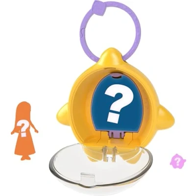 Image of Mattel Disney’s Wish Star Reveals Mini Doll Surprise, Keychain Compact with Character &amp; Accessory (Styles May Vary) , HPX30
