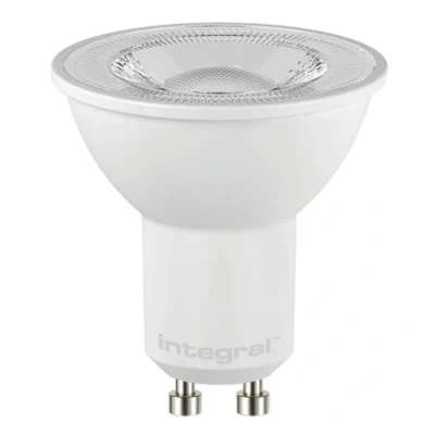 Image of Integral ILGU10DE118 5.7w GU10 LED spot Bulb, 4000k, dimmable, 36 Beam, 660lm =75w