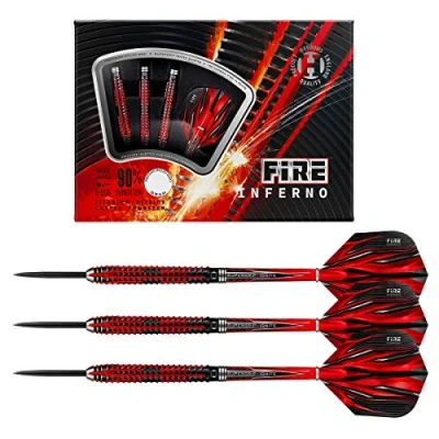 Image of Harrows Fire Inferno 90% Tungsten Steel Tip Darts (26)