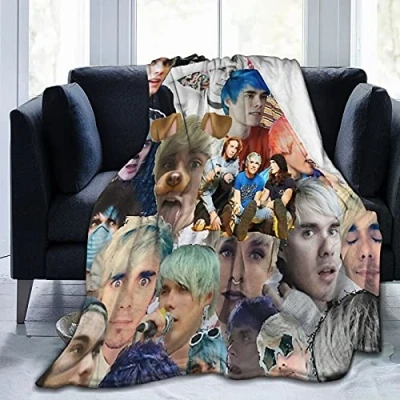 Image of YINGD Awsten Musician Knight Soft and Comfortable Warm Fleece Blanket for Sofa, Bed, Office Knee pad,Bed car Camp Couch Cozy Plush Throw Blankets
