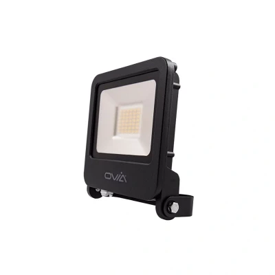 Image of Ovia 30W LED Floodlight IP65 3000K Black