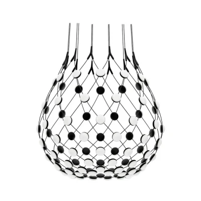 Image of Luceplan Mesh pendant lamp Ø 80cm 1m suspension system