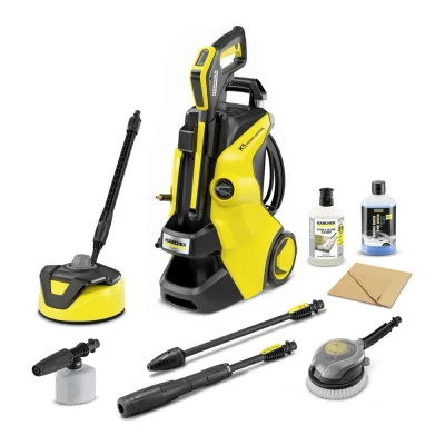 Image of Kärcher K 5 Power Control Flex Car &amp; Home pressure Washer, pressure: max. 145 bar, flow rate: 500 l/h, area: 40 m²/h, water filter, 13 kg, high gun, dirt blaster, spray lance, Kit