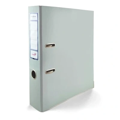 Image of Netuno 1x File Folder DIN A4 Ekobox Premium Edition Glossy Pastel Blue 2 Ring Mechanism 75mm Plastic Wide Office Letter