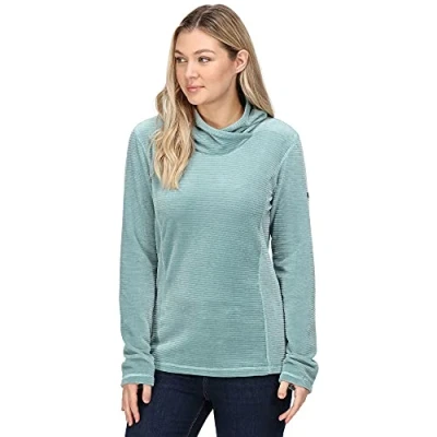 Image of Regatta Womens Kyrielle Hoodie Ivy Moss Velour L