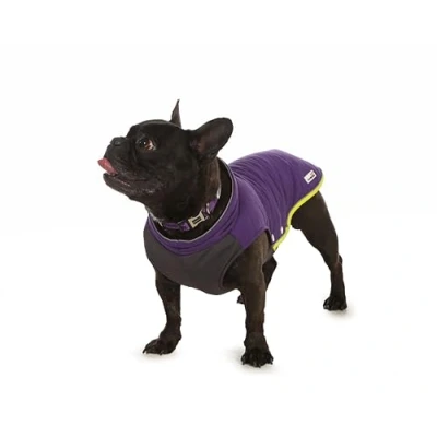 Image of Doodlebone Dog Puffer Jacket (Violet, 1 2)