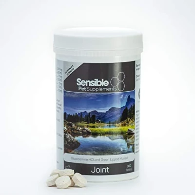 Image of Sensible Pet Supplements &#039;Joint&#039; Daily joint supplement for dogs Contains Glucosamine, Green Lipped Mussel and a range of antioxidants (300 Chewable Tablets)