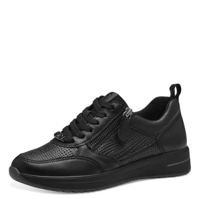 Image of TAMARIS Women&#039;s 8 83701 42 Sneaker, Black, 4 UK