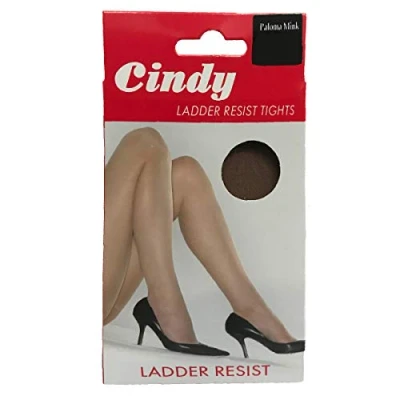 Image of Cindy LARGE 20 Denier Ladder Resist Ladies Tights Paloma Mink 3 Pair