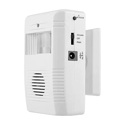 Image of Motion Sensor Doorbell, Store Welcome Buzzer Monitor,Motion Detect Alarm, Door Chime for Business Entry, 16 Music IR Independent Sensor, Home Bell Entry Alarm