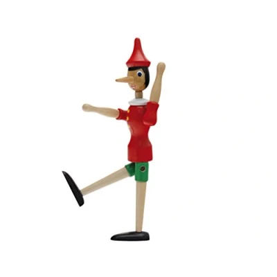 Image of Teorema Giocattoli VD40192 Wooden Pinocchio Height 30 cm, Multi Coloured
