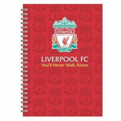 Image of Liverpool FC Spiral Crest A5 Notebook