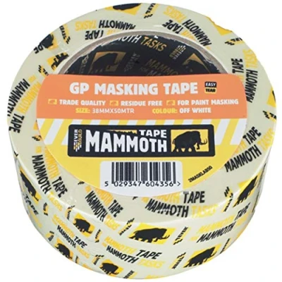 Image of Everbuild Mammoth Retail Masking Tape 38mm x 50m