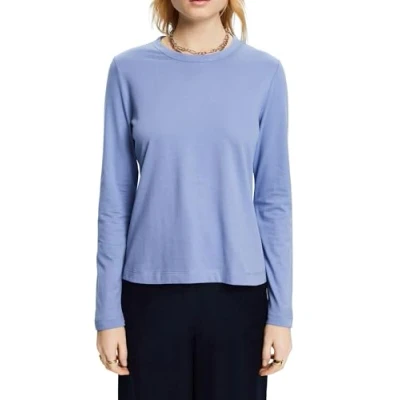 Image of ESPRIT Women&#039;s 113EE1K332 T Shirt, 425/BLUE Lavender, XS