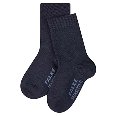 Image of FALKE Unisex Baby Sensitive B SO Cotton With Soft Tops 1 Pair Socks, Blue (Dark Navy 6370) new eco friendly, 12 18 months